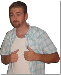 Michael Trump gives thumbs up