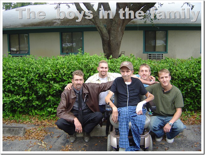 The boys in the family