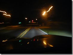 goin home in the Lincoln